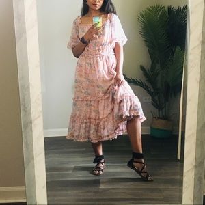 New Love the label floral dress small